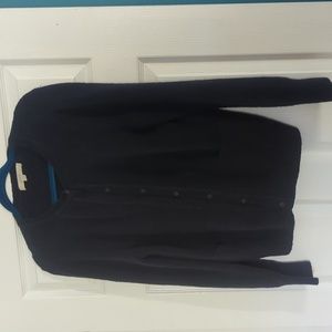 Loft fuzzy pocket cardigan XL Navy